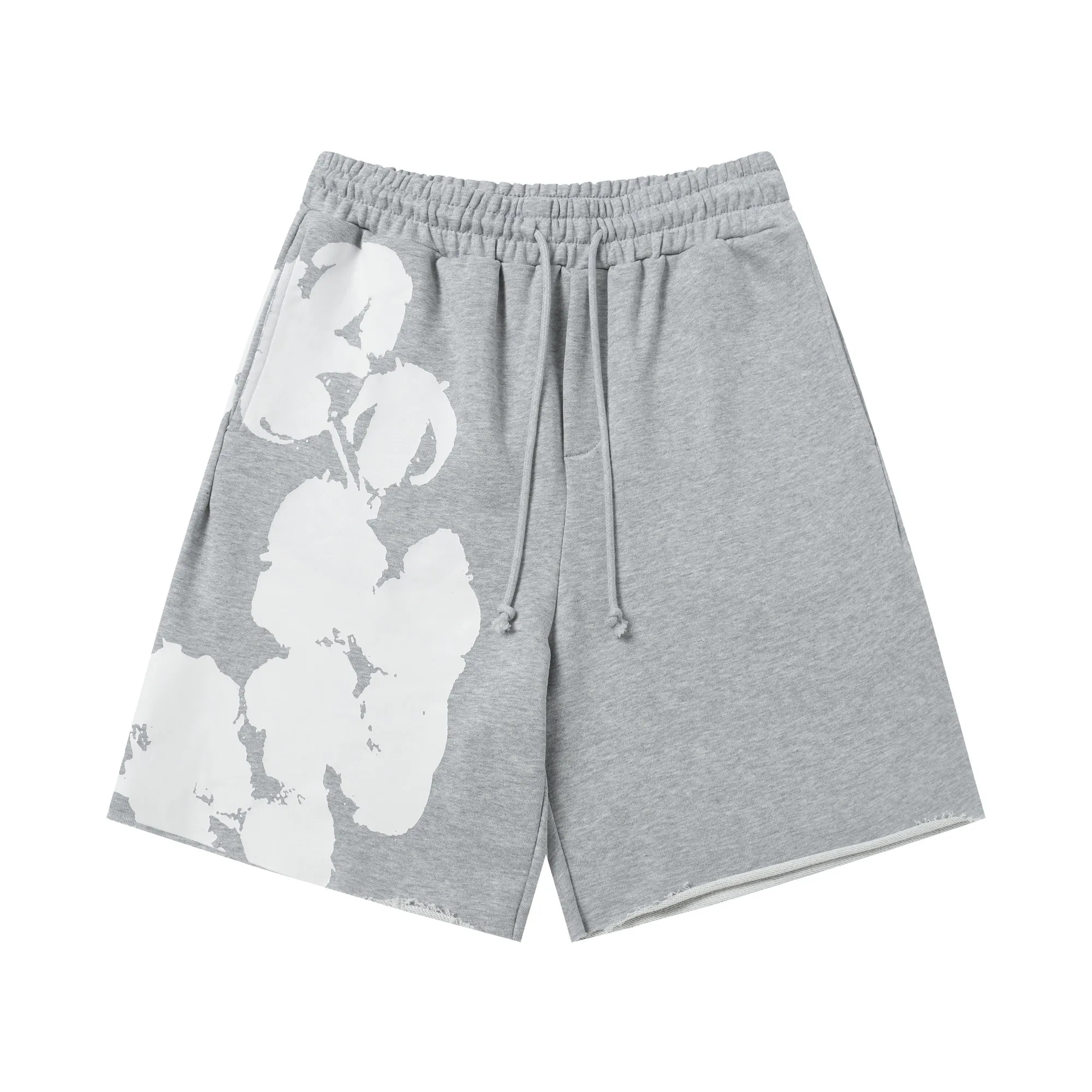 8622#DENIM TEARS Kapok European and American fashion brand high-quality shorts set Color Black Gray Purple Size S-XL